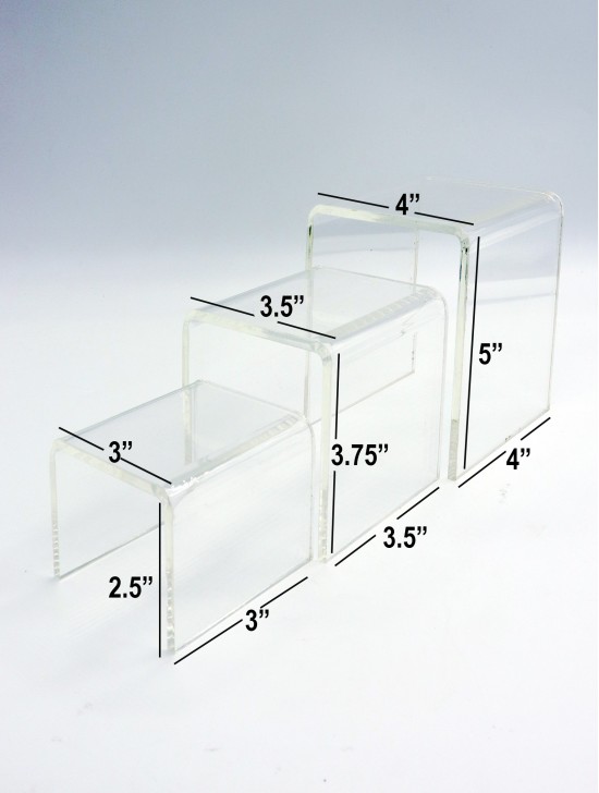 Organic Glass Risers